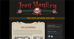 Desktop Screenshot of ironmonkeytattoo.com